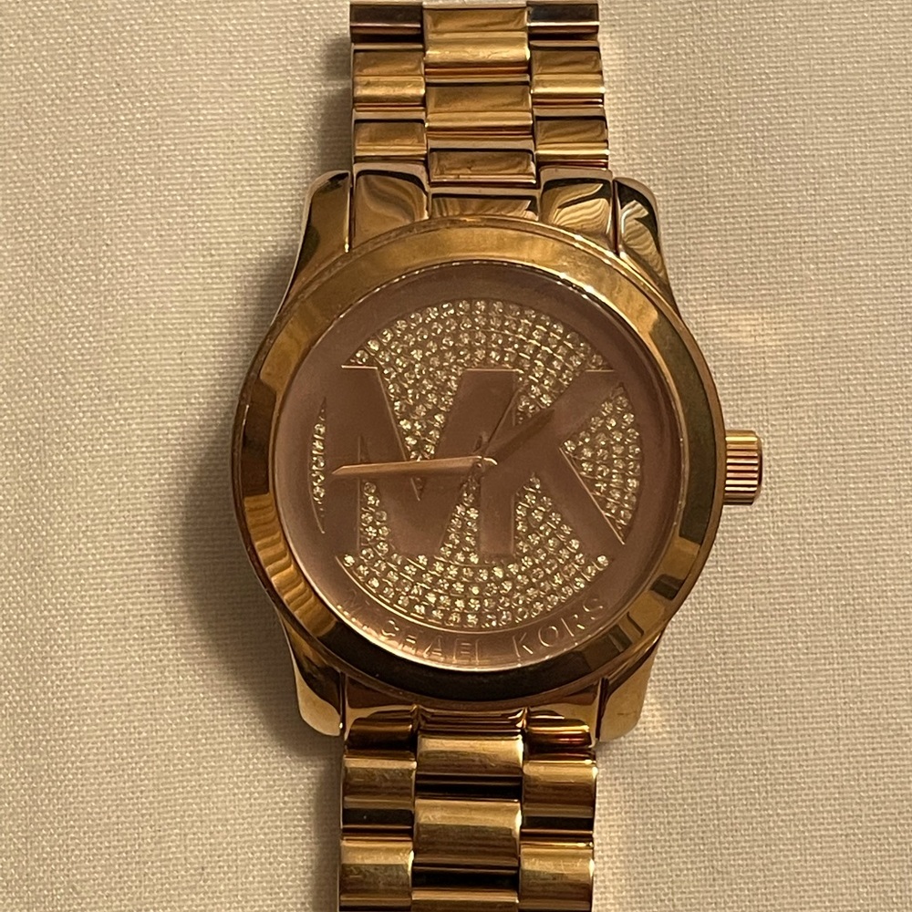 Michael Kors Watch - Women's Janelle Gold-Tone Stainless Steel Bracelet